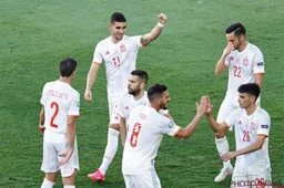 Met héél veel moeite: Spanje na strafschop-thriller voorbij Zwitserland