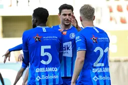 AA Gent duwt machteloos Standard nog dieper in de put