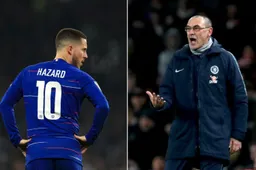 Sarri pakt Hazard ongezien hard aan: "Jij speelt gewoon zoals je wil!"