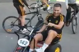 Hazard en co arriveren in Rusland en dat zal iedereen geweten hebben (Video)