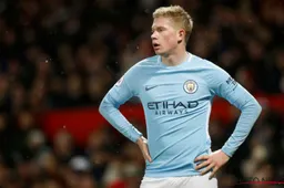 De Bruyne wordt weer over het hoofd gezien