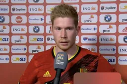 Kevin De Bruyne absoluut niet te spreken na zege tegen Denemarken