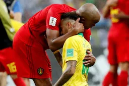 Huilende Neymar zoekt troost bij Rode Duivels