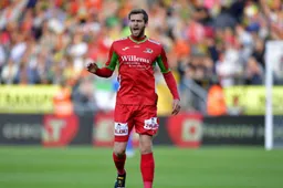 Lombaerts schrikt zich een ongeluk bij Oostende