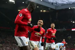 Lukaku en Alexis brengen Man United twee punten dichter bij City