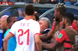 En plots koken de potjes helemaal over bij Servië-Costa Rica (Video)