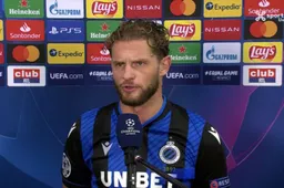 Mats Rits in TV-interview na Club Brugge-Dortmund: “Je moet gewoon zwijgen”