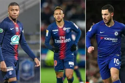 Dodelijk aanvalstrio in de maak: ‘Hazard-Mbappé-Neymar’