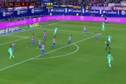 Messi scoort met een onhoudbare kanonskogel tegen Atlético Madrid (Video)