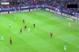 Messi houdt hele verdediging op geniale wijze aan het lijntje en scoort ook nog (Video)