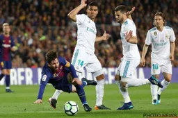 Sergio Ramos dropt bom over Messi na Barcelona-Real Madrid