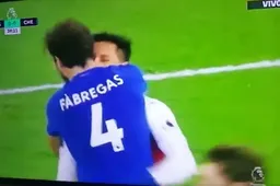 Alexis razend op Fabregas, die reageert op fantastische wijze (Video)