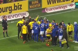 Kohlenpott-derby tussen Dortmund en Schalke loopt compleet uit de hand (Video)