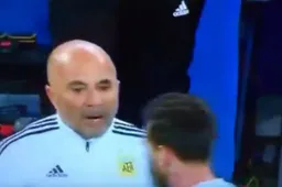 Sampaoli reageert voor het eerst op beelden met Messi die viraal gingen
