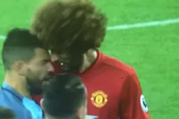 Fellaini volledig door het lint tegen Agüero, de gevolgen zijn dramatisch