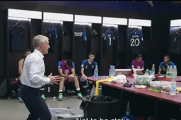 Unieke beelden uit kleedkamer Frankrijk tijdens rust van WK-finale