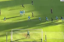 Waanzin: Reina helemaal kansloos bij deze geschifte vrije trap (Video)