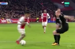 Dit moet je zien! Neres (Ajax) gaat viraal met deze move (Video)