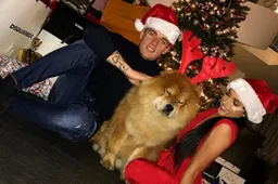 Op deze wel erg pikante manier viert WAG van Karsdorp (Roma) kerst