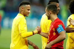 Eden Hazard troeft Neymar helemaal af: "Hij heeft het gewoon opgegeven"