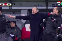 Michel Preud'homme gaat volledig door het lint tijdens Standard-AA Gent