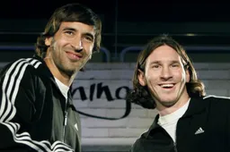 Fans van Real Madrid razend omdat legende Raul Messi feliciteert met record