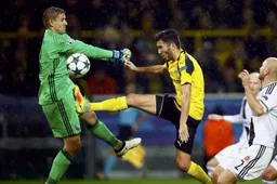 Totaal geschift scoreverloop in CL-wedstrijd tussen Dortmund en Legia Warschau