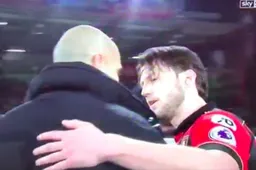 Guardiola stapt na wedstrijd recht af op tegenstander voor prachtig gebaar (Video)