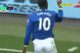 Everton-fans geloven niet wat ze zien van Lukaku (Video)