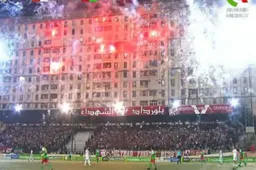 Onwaarschijnlijke beelden van bekerwedstrijd in Algerije (Video)