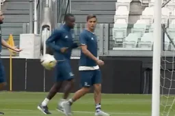 En dan doet Dybala plots dit op training (Video)