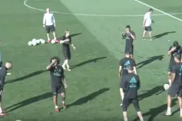 Ronaldo maakt einde aan carrière van ploegmaat (Video)