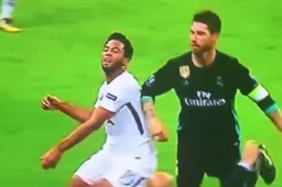 Wat Ramos hier doet bij Dembélé, is beneden alle peil (Video)