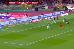 Deze actie van Lukaku tegen Mexico gaat viraal (Video)