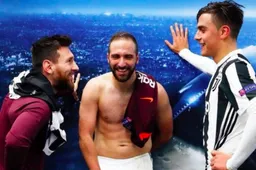 Geniaal: dit zei Higuain tegen Messi, die verrassend op de bank startte