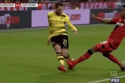 HORROR! Afschuwelijke overtreding op Dortmund-speler (Video)