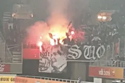 Charleroi-fans steken Ghelamco Arena in brand