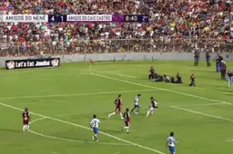 Neymar scoort deze onwaarschijnlijke goal in benefietwedstrijd (Video)