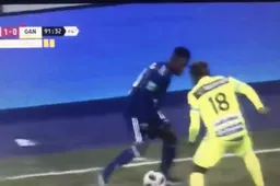 Toptalent Amuzu stuurt Kalu terug naar Gent met héérlijke move (video)