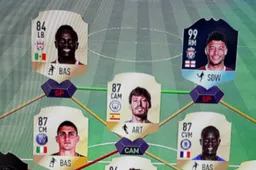 De FUT-ploeg van Chamberlain op FIFA 18 is niet bepaald indrukwekkend