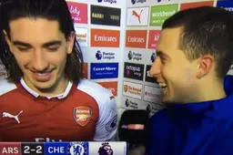 Hazard en Bellerin geven hilarisch duo-interview (Video)