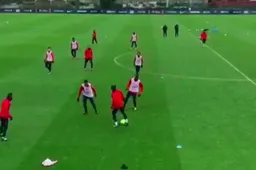 Neymar beëindigt carrière van ploegmaat (Video)