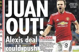 Brits tabloid pakt uit: 'Juan Mata plots weg bij Man United'