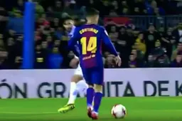 Coutinho pakt meteen uit met deze heerlijke beweging (Video)