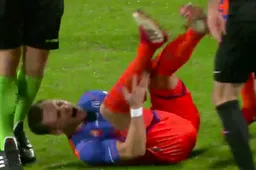 Verstraete loopt gapende wonde op na horrortackle: "Altijd rood" (Video)