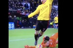 Thibaut Courtois slachtoffer van vreselijke schwalbe (Video)