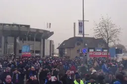 Club-fans vieren al feest voor de wedstrijd tegen KV Kortrijk (Video)
