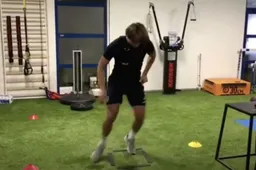 Sander Berge gaat als een gek tekeer tijdens revalidatie (Video)