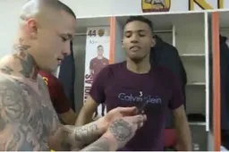 Nainggolan trekt feestje op gang in kleedkamer van AS Roma (Video)