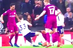 Kompany ontsnapt op het nippertje aan horrorblessure (Video)